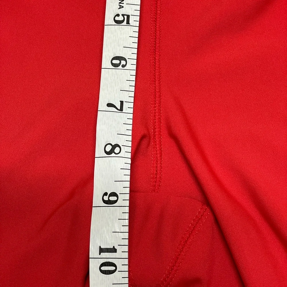Women's WEAR by Erin Andrews Red Kansas City Chiefs Color Block Leggings Size Lg - Picture 7 of 8